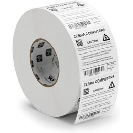 Zebra Z-Perform 1000T Unbeschichtete Papieretiketten Thermotransfer-Dauerkleber Standardqualität