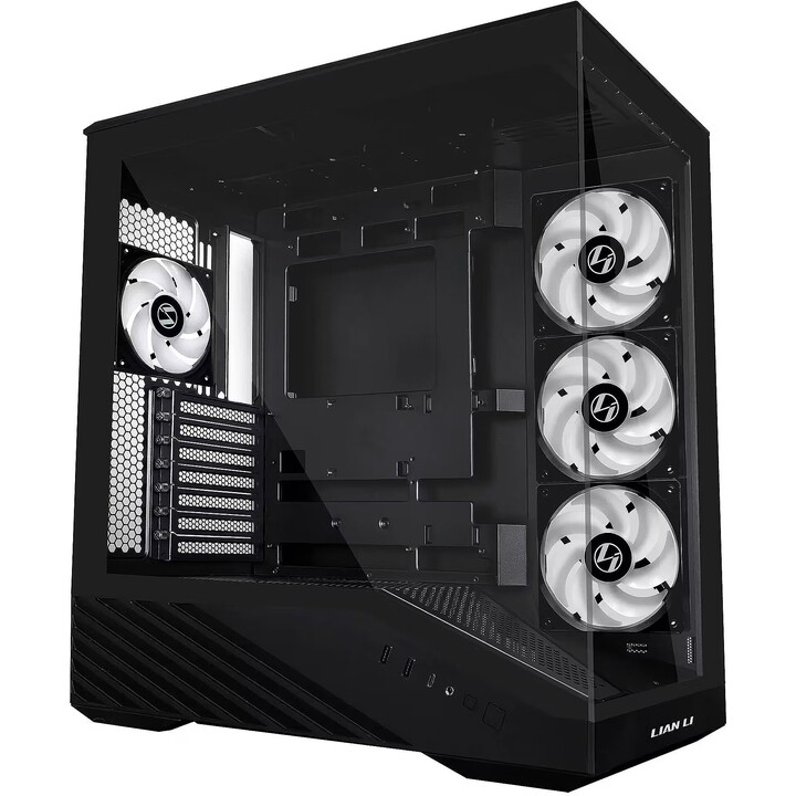 Lian Li Vector V100 G99.V100RX.00 Mid-Tower ATX Gaming Gehäuse Back-Connect Unterstützung 420mm GPU Schwarz