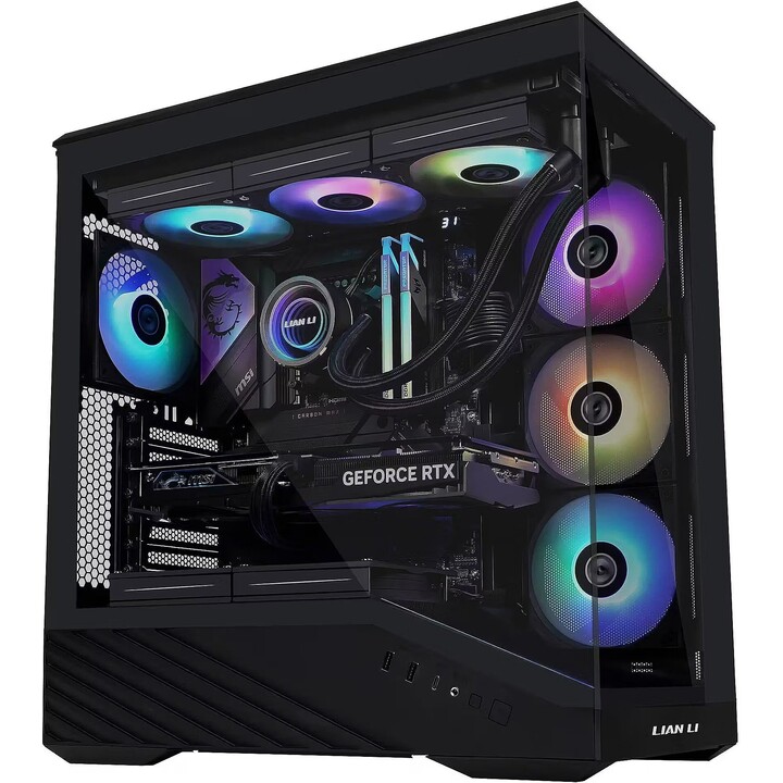 Lian Li Vector V100 G99.V100RX.00 Boîtier de jeu ATX Mid-Tower Support Back-Connect 420mm GPU Noir