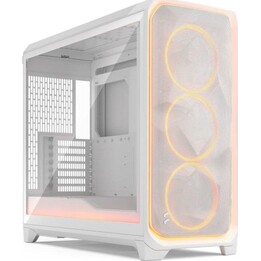 Fractal Meshify 3 XL weißes ATX-PC-Tower-Gehäuse mit gehärtetem Glas und RGB-Beleuchtung