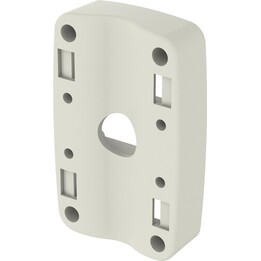 Hanwha Techwin Wisenet SBP-300PM1 Elite Adaptador de aluminio para montaje en poste de seguridad CCTV domo marfil