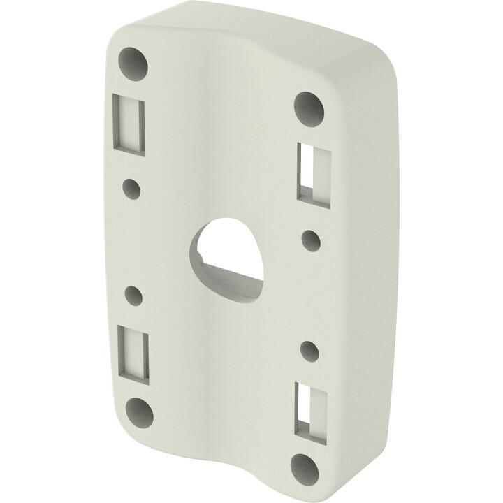 Hanwha Techwin Wisenet SBP-300PM1 Elite Adaptador de aluminio para montaje en poste de seguridad CCTV domo marfil