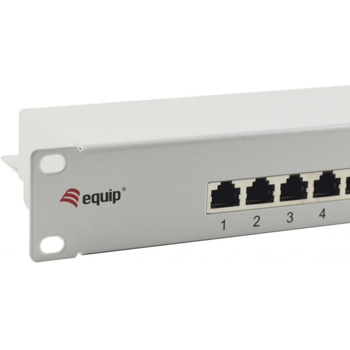 Equip Patchpanel 326317 Elite 19" Cat6 Shielded 16-Port Rackmount Network Patch Panel