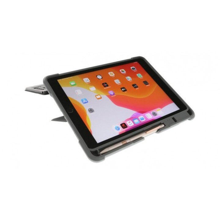Funda con teclado ArmorCase para iPad de 10,2" (2019/20), 7.ª/8.ª generación, antiimpacto, función atril, función de reposo