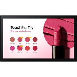 Samsung QB13C-T 33 cm (13") LCD Digital Signage Flat Panel Display with Wi-Fi, 500 cd/m² Full HD, Black, Tizen Touchscreen