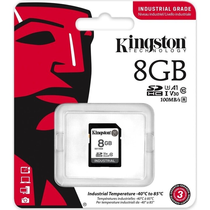 Karte 8GB Kingston HC Industrial -40c bis 85C