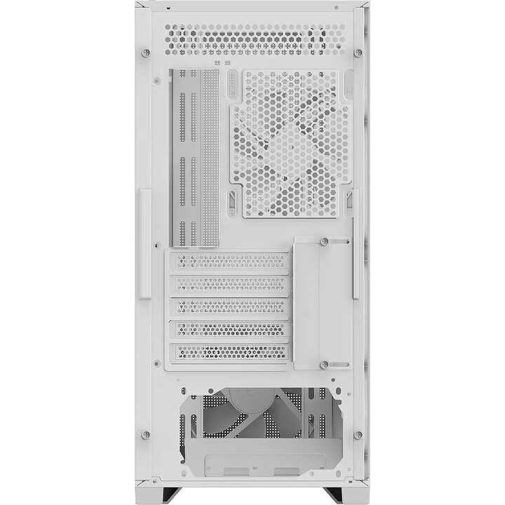 Gigabyte C102 Glass ICE GB-C102GI Mid-Tower mATX Case Tempered Glass White Optimized Airflow