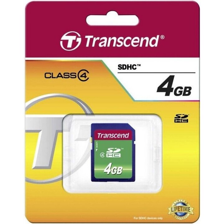 CARTÃO 4GB Transcend SDHC 85MB/s