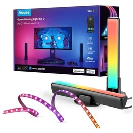 Govee Gaming Light Kit G1 PC Monitor Backlight 27-34" RGBIC LED Strip 2x Light Bars 18W