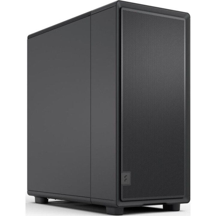 Fractal Design Epoch ATX Midi Tower PC Case, preto, painel de aço à prova de som