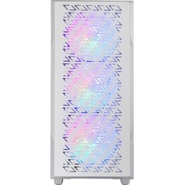 Torre PC Mars Gaming MC-GEO Caja Gaming ATX 4x Ventiladores FRGB 12cm Frontal Mesh Cristal Templado Blanco