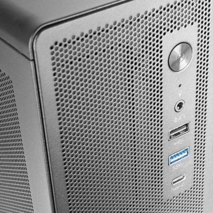 Tacens Aeroslim500 PC Tower, Slim Microatx PC Case, TFX 500W Power Supply, FDB 90mm Fan, Black