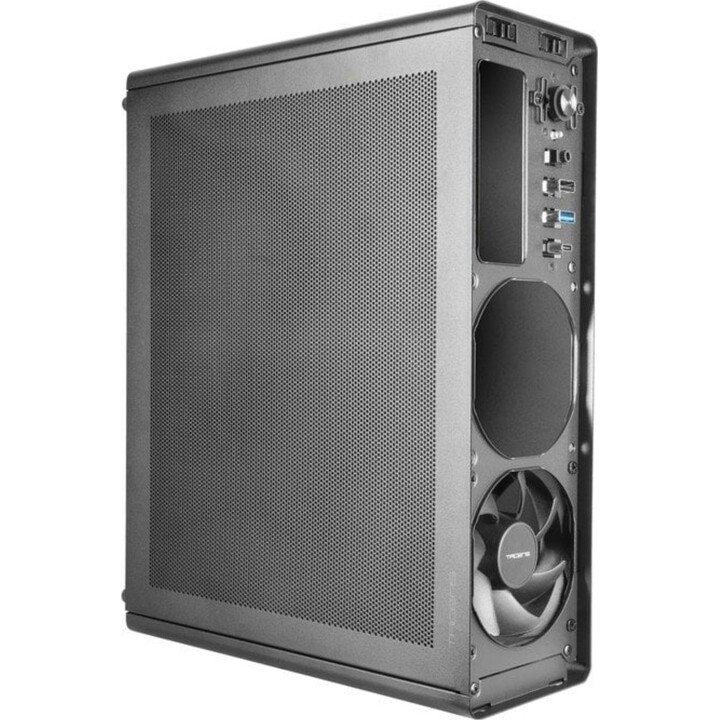 Tacens Aeroslim500 PC Tower, Slim Microatx PC Case, TFX 500W Power Supply, FDB 90mm Fan, Black