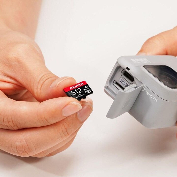 ADATA 512GB microSDXC card, 100MB/s, 85MB/s