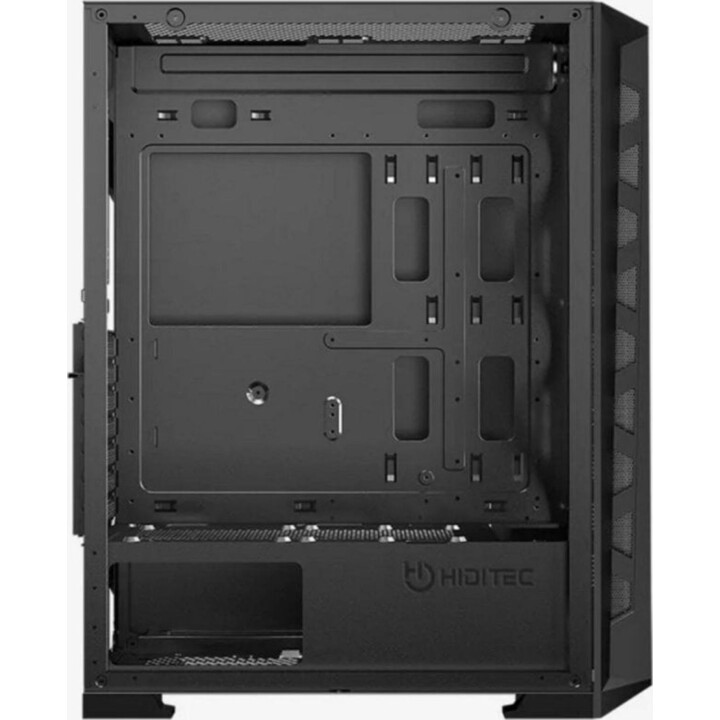Torre PC Caja Hiditec MH12 Glass E-ATX ARGB 4 Ventiladores Cristal Templado USB-C Negra