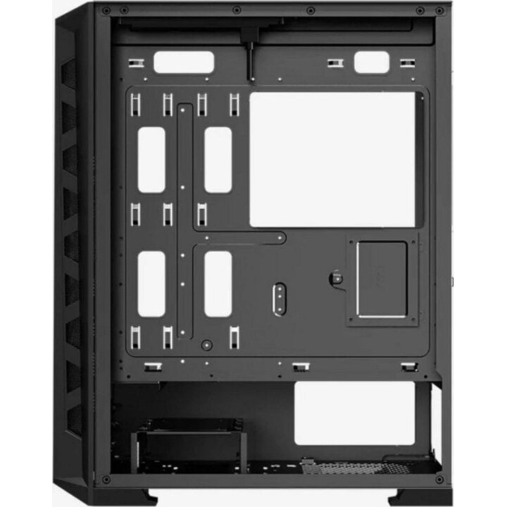 Torre PC Caja Hiditec MH12 Glass E-ATX ARGB 4 Ventiladores Cristal Templado USB-C Negra
