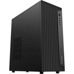 Gabinete torre Hiditec Blok PC, torre média ATX, preto, filtro de poeira, design robusto