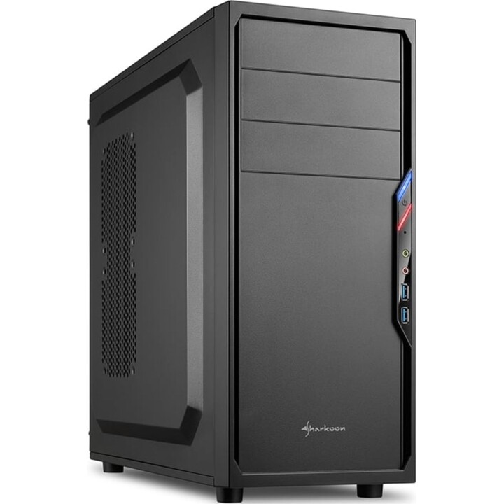 Torre PC Sharkoon VS4-V USB 3.0 Negra Gestión de cables