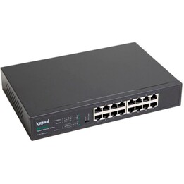 Iggual GES16000 IGG318324 Commutateur Gigabit Ethernet 16 ports non géré 32Gbps montage en rack