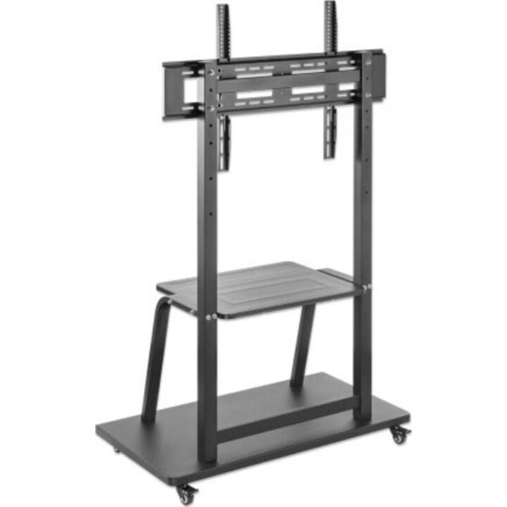 Soporte móvil Manhattan 462334 para pantallas 37-100" aluminio ruedas