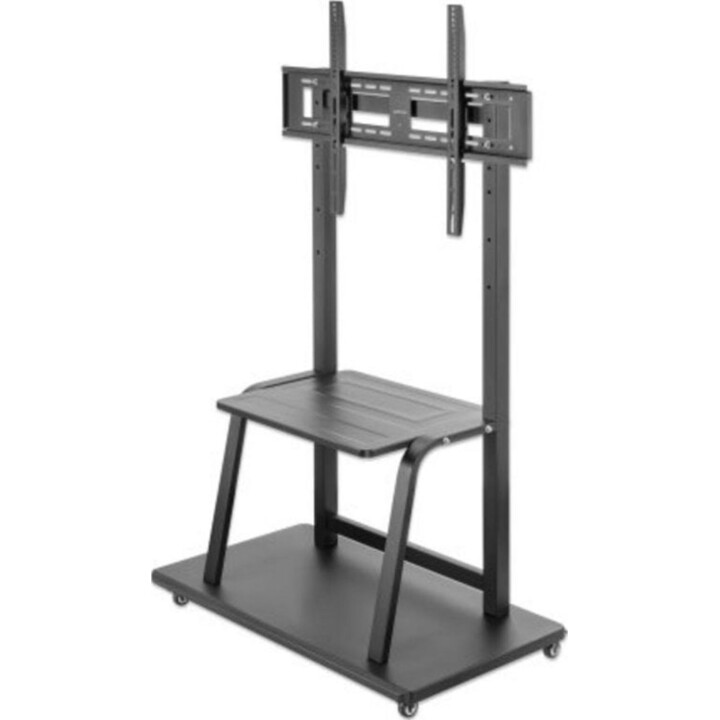 Manhattan 462334 Supporto mobile per schermi da 37-100", alluminio con ruote