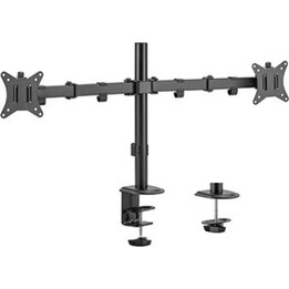 Gembird MA-D2-01 Dual-Desktop-Monitorhalterung für 32" VESA 100 Schwarz