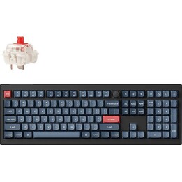 Teclado sem fios V6 Max/carbono preto V6M-D1 Keychron