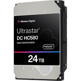 Disco rígido interno Western Digital Ultrastar DC HC580 24 TB 7200 RPM 512 MB 3,5" SAS