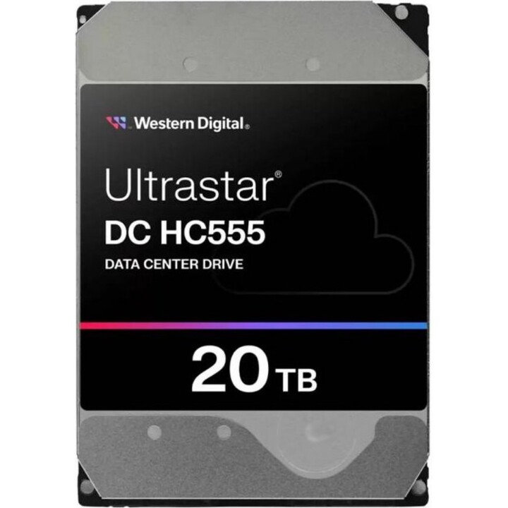 Western Digital Ultrastar DC HC555 disque dur 20 To 7200 tr/min 512 Mo 3.5" SAS3