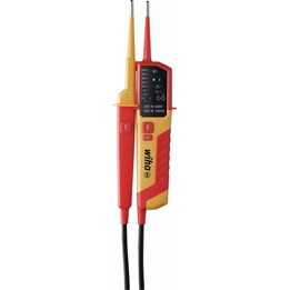 Testador de continuidade de tensão Wiha 1855702 12-1000V AC CAT IV LED IP64