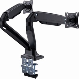 Gembird MA-DA2-03 Supporto per Monitor 35" VESA 100 Max 10 Kg Nero