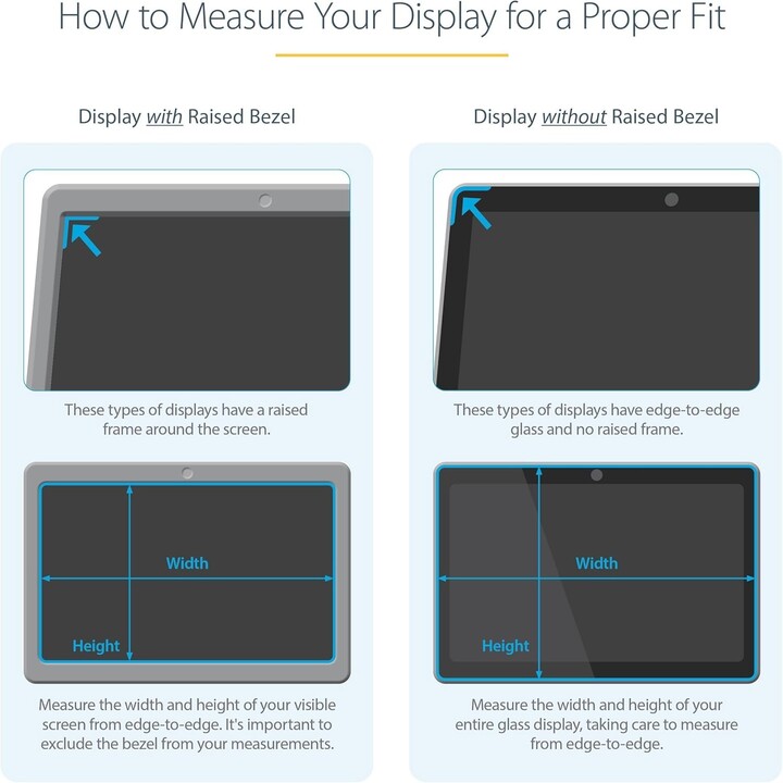 Startech 156LB-PRIVACY-SCREEN 15,6" 16:9 Laptop Privacy Filter Anti-Glare