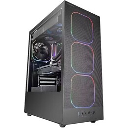 Mars Gaming MC-Nebula TACMARS-MCNEBULA ATX Midi Tower 4xARGB Fan TG Black