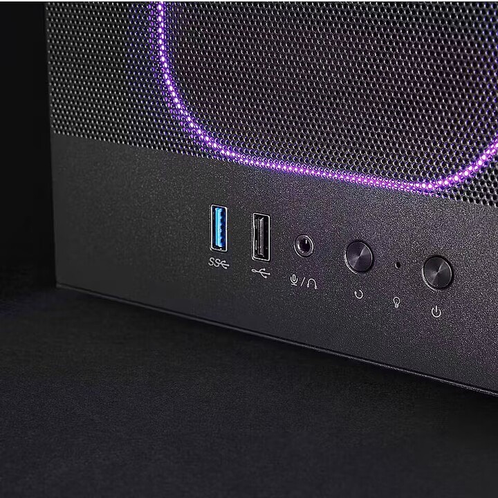 Mars Gaming MC-Nebula TACMARS-MCNEBULA ATX Midi Tower 4xARGB Fan TG Black