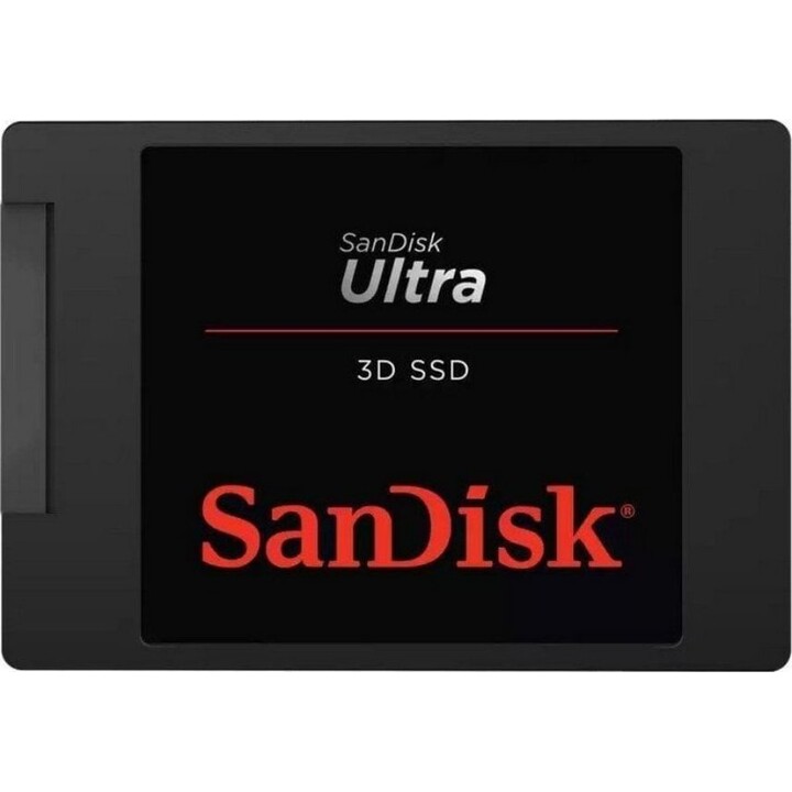Disco rígido SanDisk Ultra 3D 4 TB SSD 2,5" SATA 3 3D NAND, preto