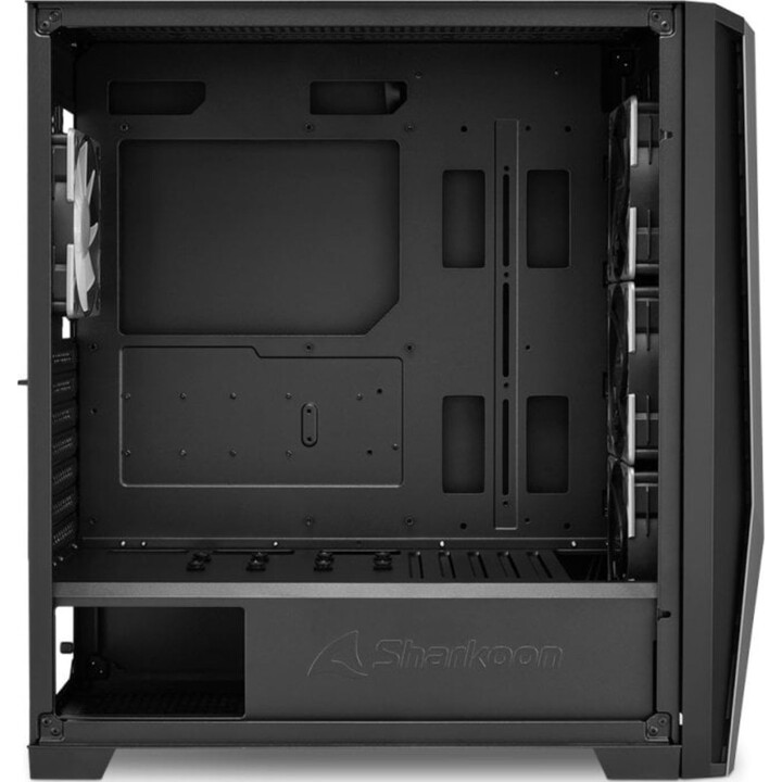 Sharkoon TG7M RGB PC Tower mit gehärtetem Glas und USB 3.2 – Schwarz