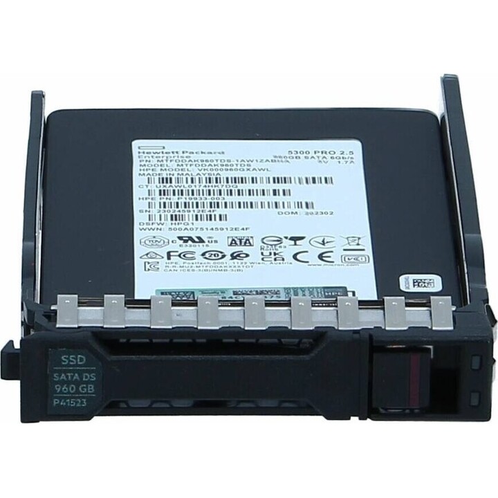 HPE ProLiant 960 GB SATA RI SFF (2,5") BC SSD de vários fornecedores P40498-B21
