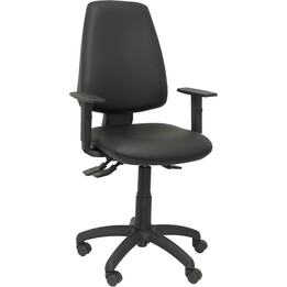 Chaise synchro Elche simili cuir noir