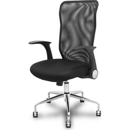 Silla minaya respaldo malla negro