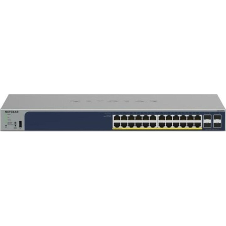 Netgear GS728TPP 24 Gigabit PoE+ Ports 4 SFP L2/L3/L4 380W Rack Switch