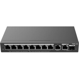 Ruijie RG-ES210GS-P Switch di gestione PoE+ da 10 porte Gigabit. 