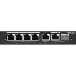Conmutador Gigabit Ruijie RG-ES206GS-P 6 Puertos PoE Gestionable Cloud L2 Rack