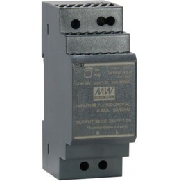 LevelOne POW-2411 24V DC 30W Alimentation Industrielle Rail DIN Noir