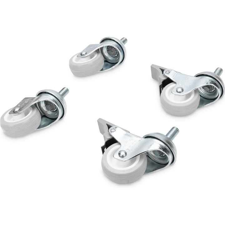 Assmann DN-19 CASTOR-WM Feststellbare Lenkrollen Set 4 Stück 250kg Einzigartig