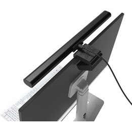 Barra de luz LED para monitor Nedis NBML110BK 40cm Regulável 80 LEDs 60lm USB-C Preto Controlo tátil