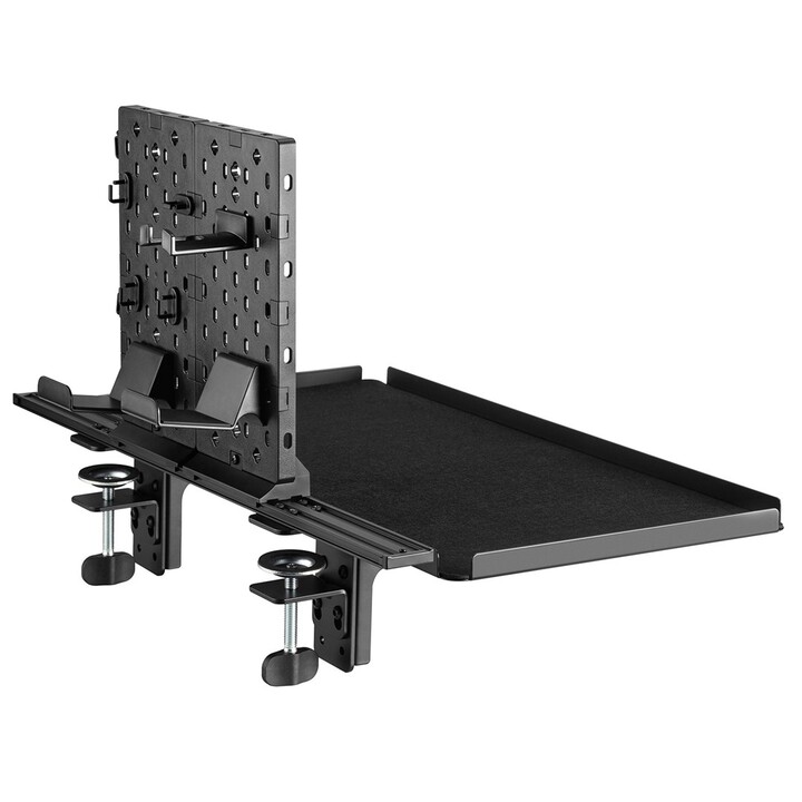 Desk extension shelf/extension with hanger NanoRS, 20kg, RS174