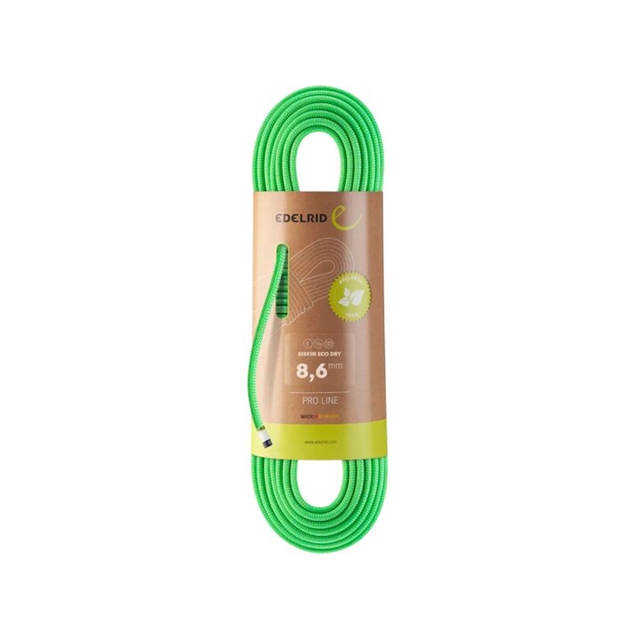 Corda Siskin Eco Dry 8,6 mm 70 m verde neon