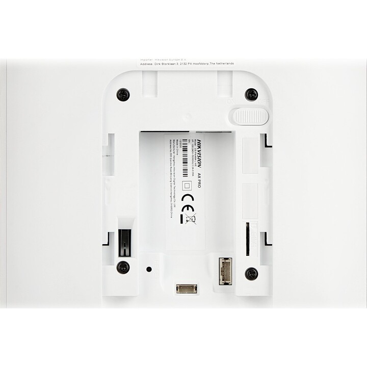 Hikvision DS-PWA64-L-WE AX PRO Pannello di controllo 868 MHz, 64 zone/salassi inalambrici, bianco