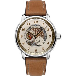 Zeppelin Watch New Captain's Line 42mm Brown