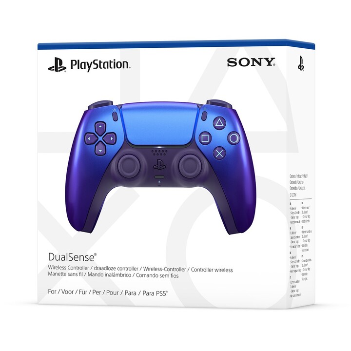 Sony 1000044475 Indigo Bluetooth/USB Analog/Digital Gamepad and Steering Wheel Controller for PlayStation 5, iOS